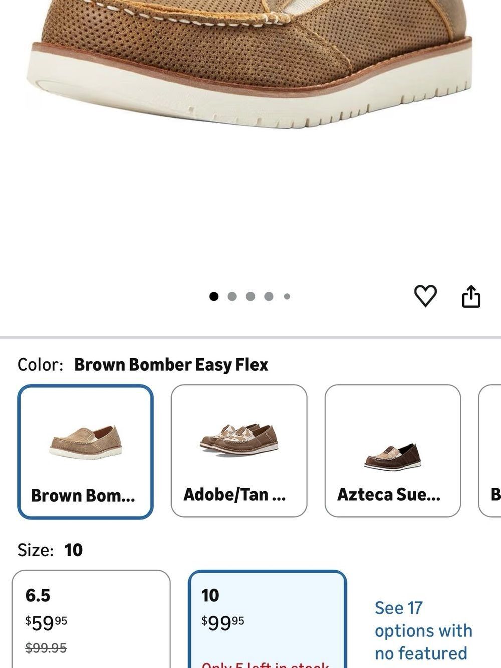 ARIAT®  |  WOMENS  |  LEATHER SLIP ON  |  NEW  | - Picture 10 of 10
